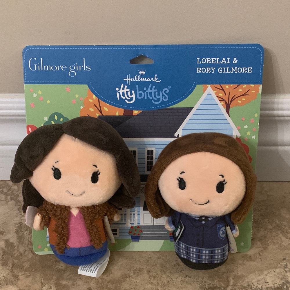 Gilmore Girls Hallmark Itty Bittys Plush Set Lorelei $ Rory NEW